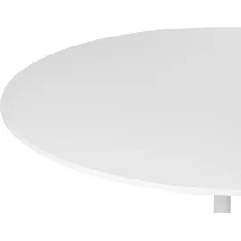 Beliani Boca Ø 120 cm weiß