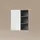 livinity Livinity® Badschrank, Fucino, Weiß Hochglanz, 47.2 x 59.2 cm