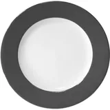 Fink Dessertteller grau/weiß 21 cm