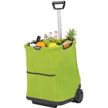 Costway Einkaufstrolley Grün 50L