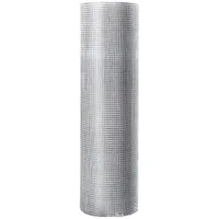Costway Volierendraht 15 m x 1 m Silber