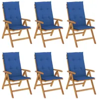 VidaXL Gartenstuhl 30 x 74,5 x 104 cm blau