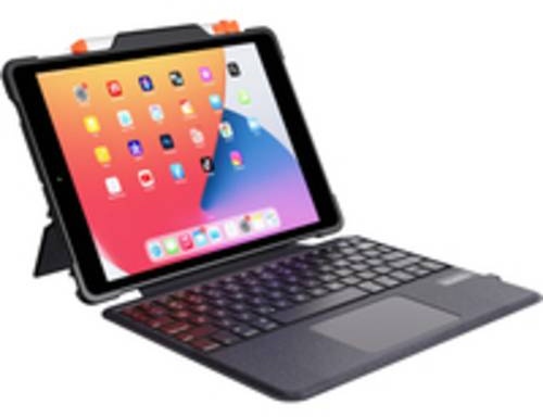 "DEQSTER Rugged Touch Keyboard Folio - mit Trackpad - für Apple iPad 10.2\""