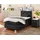 Jockenhöfer Boxspringbett schwarz Flachgewebe Liegefläche B/L: ca. 90x200 cm & 180cm Breite