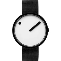 Picto 43379-1020 Unisex Uhr Black and White 40mm 5ATM