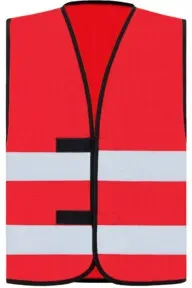 Korntex Warnweste Dortmund rot Gr. L