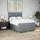 vidaXL Boxspringbett 140 x 200 cm Hellgrau