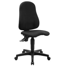 Topstar Bürostuhl Ortho Point, PO90G20 Stoff schwarz, Gestell schwarz