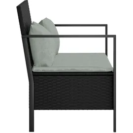 vidaXL Gartenbank 59 x 83 x 110 cm Schwarz