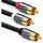 deleyCON Audiokabel Cinch-Stecker - Cinch-Stecker 10,0m (nicht verfügbar)