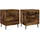 vidaXL Nachtschrank 40 x 35 x 47,5 cm Räuchereiche