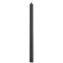 IB Laursen Dünne hohe Kerze 20cm, dunkelgrau