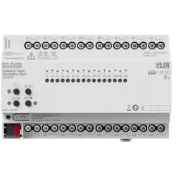 Jung 230161SR KNX Schaltaktor 16fach, KNX Jalousieaktor 8fach, Secure