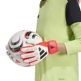 adidas Predator Match Fingersave Junior White/Lucid Red/Black 6