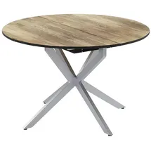 Vicco Esstisch Loyd 120 x 76.5 cm ausziehbar Eiche rustikal/Grau