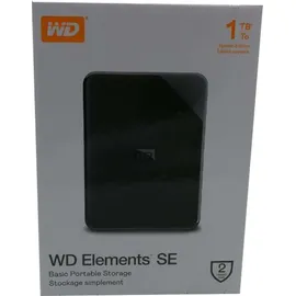 Western Digital Elements SE 1 TB USB 3.0 WDBEPK0010BBK-WESN