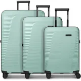 farmhood Eco Edition Koffer-Set 3-tlg. grün/mint