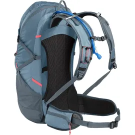 CamelBak Fourteener 30l+crux 3l Trinkrucksack Für Damen - Smoke Blue / Fiery Coral - One Size