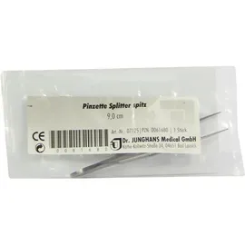 Dr. Junghans Pinzette Splitter spitz 9 cm
