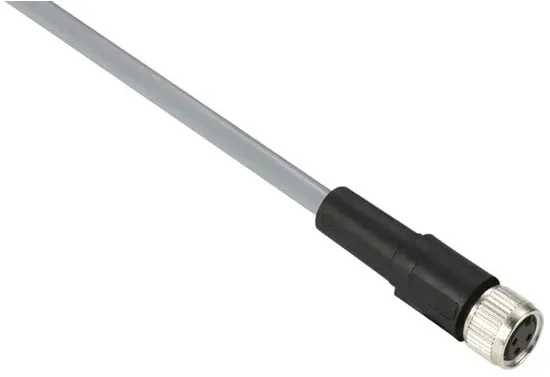 Sensor cable pvc m8 4-pin female straight 10 meters xzcpv0941l10