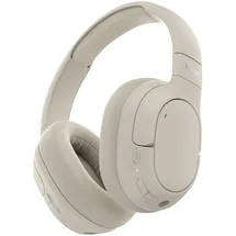 Belkin SoundForm Isolate Noise Cancelling Kopfhörer kabellos Bluetooth Kopfhörer, Headset mit Mikrofon, Over-Ear-Kopfhörer mit 60 Stunden Wieder... – Beige