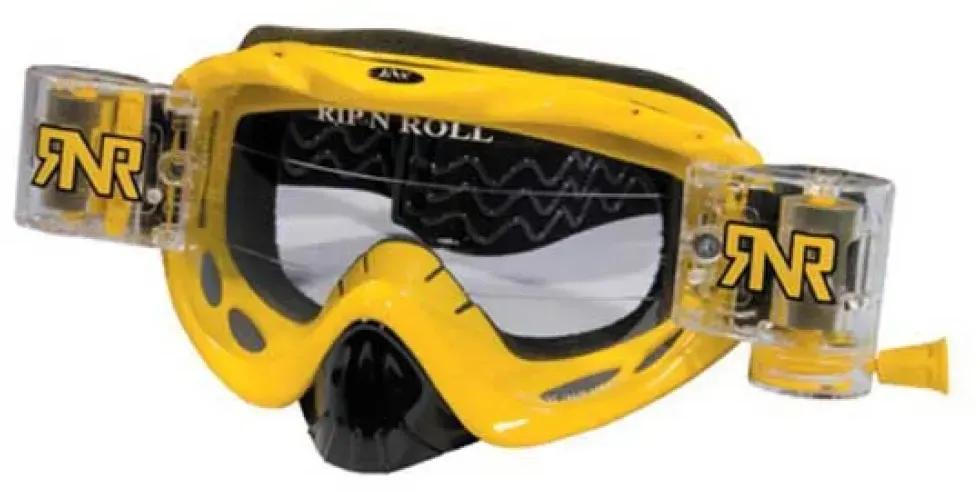Rip N Roll Bril Hybrid With Roll Off System Offroad-brille - Yellow - One Size