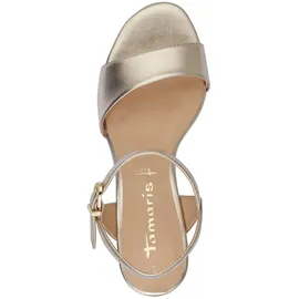 TAMARIS Riemchensandalen Damen Gold 41
