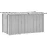 vidaXL Gartenbox Grau 129x67x65 cm