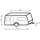 Brunner Design 12M Schutzhülle 650-700 x 250 x 220 cm Grau