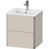 Duravit „XSquare“ 51 × 56 × 41,8 cm, in Taupe Matt