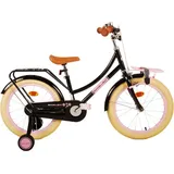 Volare Kinderfahrrad Excellent Fahrrad für Mädchen 18 Zoll Kinderrad Schwarz