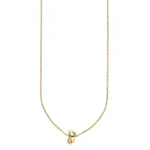 aniston jewelry & watches Kette mit Anhänger gelbgoldfarben vergoldet mit Anhänger Zirkonia (synth.)