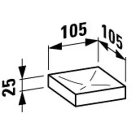 Laufen Seifenschale, H3833300920001,
