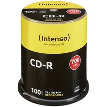 Intenso CD-R 700MB 52x 100er Spindel