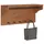 vidaXL Wandgarderobe SANDNES 87 x 30 x 42 cm Braun