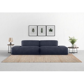 TRENDMANUFAKTUR Big-Sofa »Braga«, blau