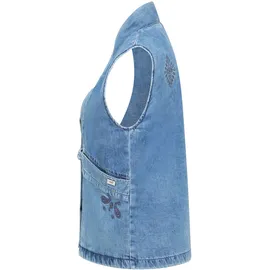 Mustang Jeansweste mit Schnürung Modell Gillian Jeansblau, XS