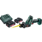 Metabo Metabo, SSE 18 LTX Compact Akku Reciprosäge Säbelsäge 18 V 13 mm + 2x Akku 2,0 Ah + Ladegerät