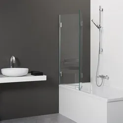 Badewannenaufsatz Farfalla, 1 Faltwand, 2-teilig (Ausführung: Badewannenaufsatz Farfalla 1000x1400 mm 8 mm Glas ETC reversibel 2-teilige Faltwand)