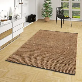 Pergamon Naturfaser Teppich Jute Salsa Meliert (160 x 230 cm,