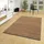 Pergamon Naturfaser Teppich Jute Salsa Meliert (160 x 230 cm,