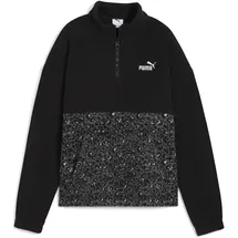 Puma Essentials Graphic Animal Relaxed Half-zip Crew