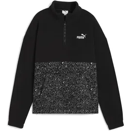 Puma Essentials Graphic Animal Relaxed Half-zip Crew