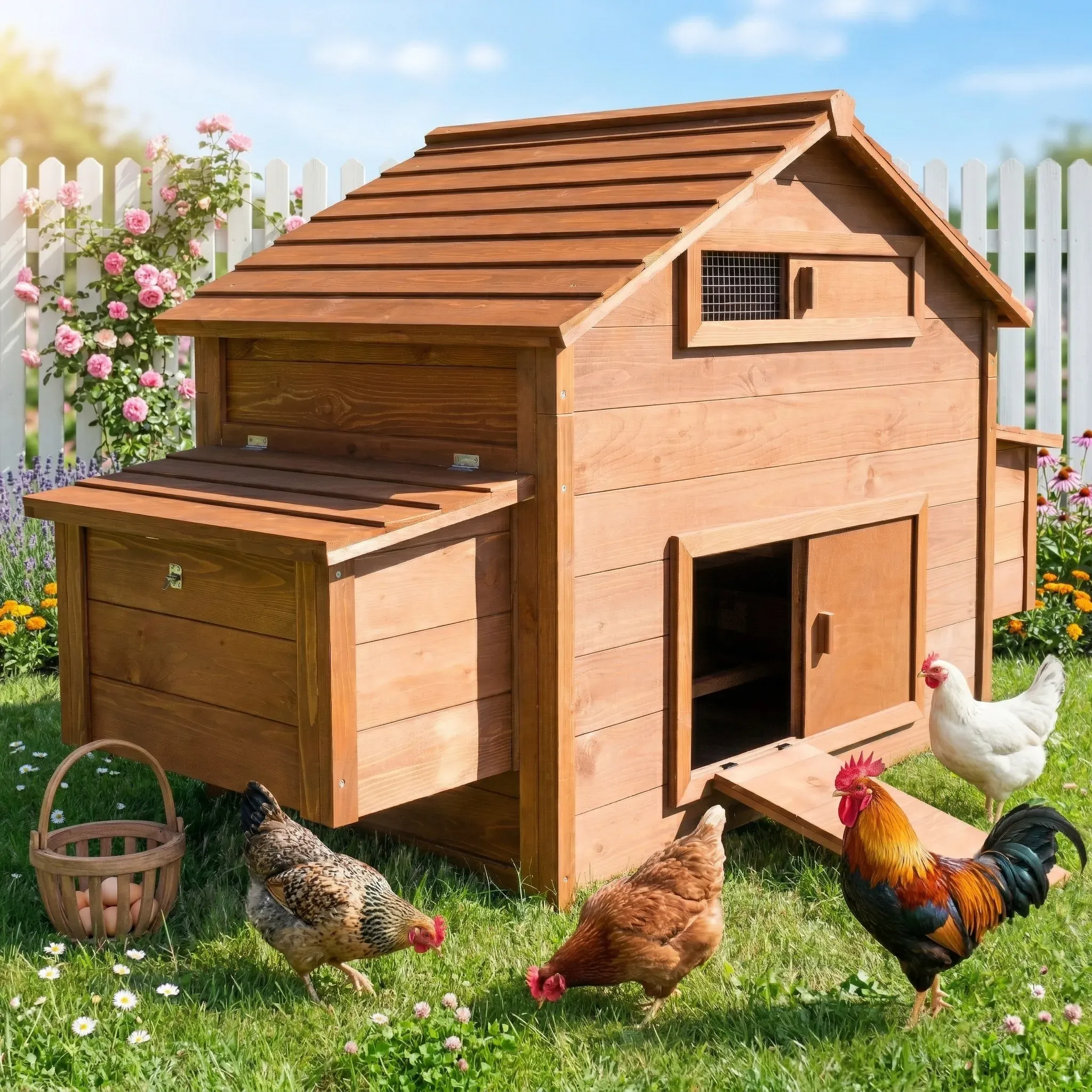 Hühnervoliere Happyfarm