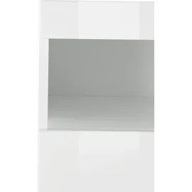 borchardt Möbel Kapstadt Lowboard 200 cm Weiß Kunststoff/Metall/MDF/Melamin/Holzwerkstoff