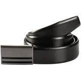 Monti Koppelgürtel Materialmix 3,5 cm schwarz 115