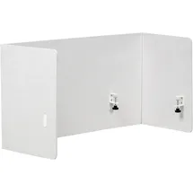 Beliani Schreibtischtrennwand SOLOA 120 x 61 x 1 cm