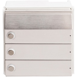 RSA2-kompakt Edelstahl Block (3x Klingel/1xBeleuchtung)
