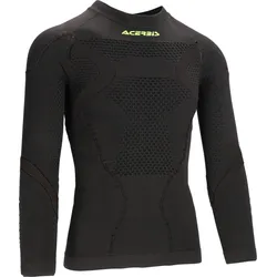 Acerbis X-Body Winter 2.0 langarm Funktionsshirt, schwarz-gelb, Größe 2XL für Männer