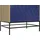 Andas Drehtürenschrank 80 x 190 x 55 cm Blau